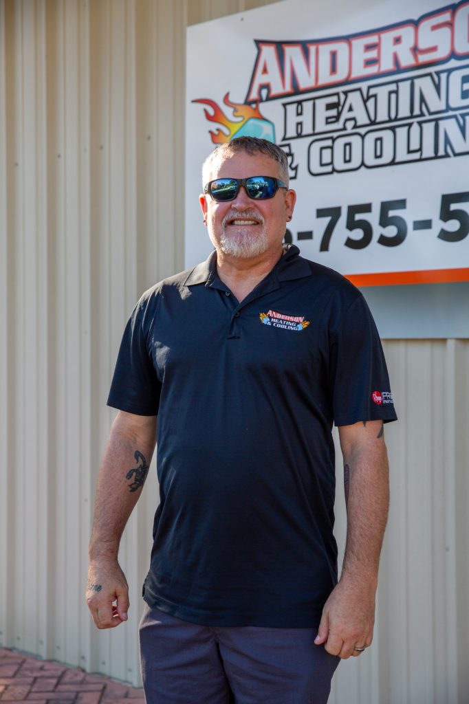 Kenny Anderson, owner of Anderson Heating & Cooling